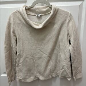 Cozy Cream Cowl Neck Sweater